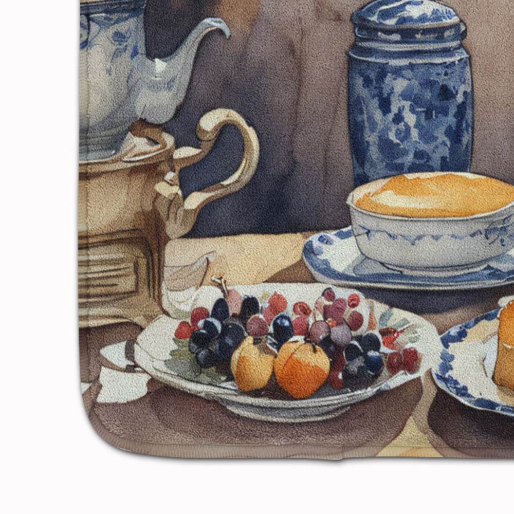 French Bulldog Fall Kitchen Pumpkins Memory Foam Kitchen Mat - Loft&Timber