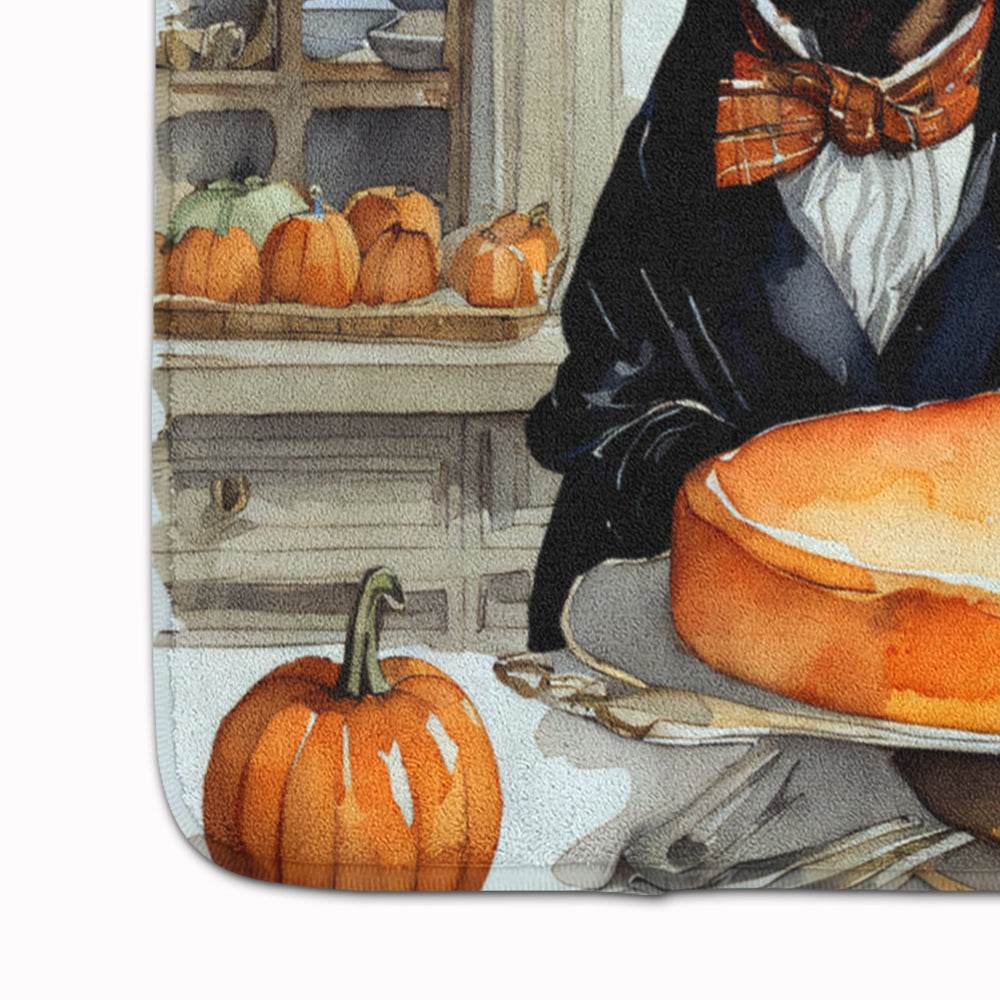 Chocolate Lab Fall Kitchen Pumpkins Memory Foam Kitchen Mat - Loft&Timber