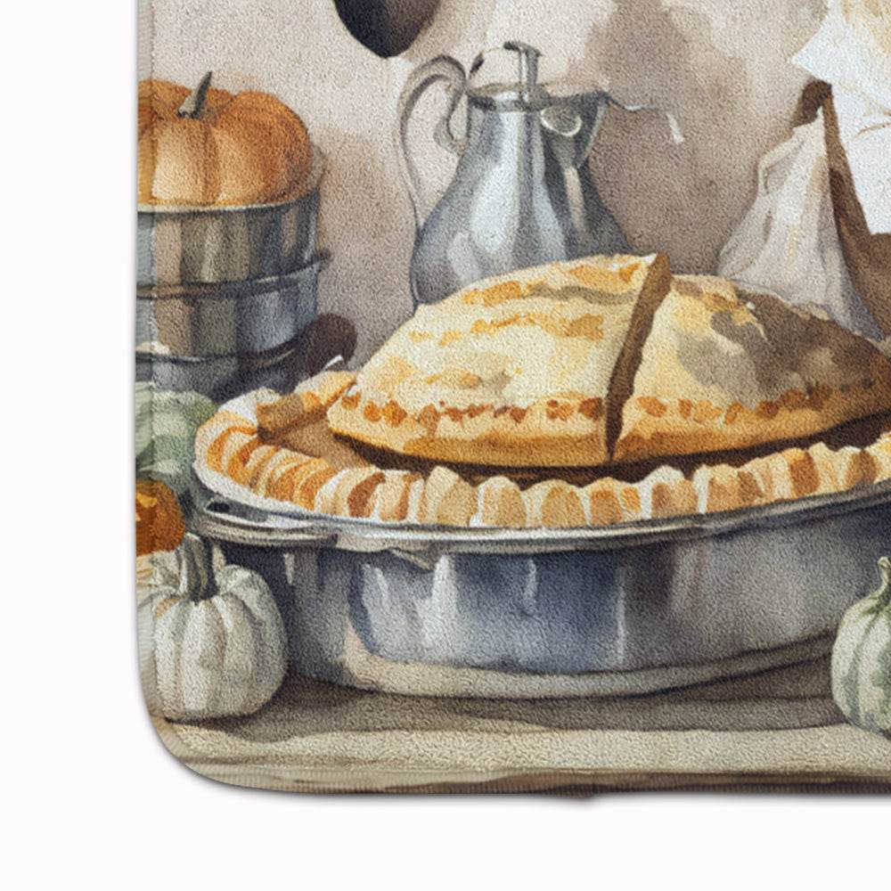 Old English Sheepdog Fall Kitchen Pumpkins Memory Foam Kitchen Mat - Loft&Timber