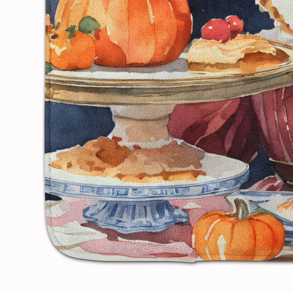 Shiba Inu Fall Kitchen Pumpkins Memory Foam Kitchen Mat - Loft&Timber