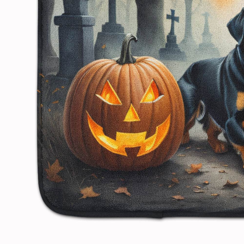 Rottweiler Spooky Halloween Memory Foam Kitchen Mat - Loft&Timber