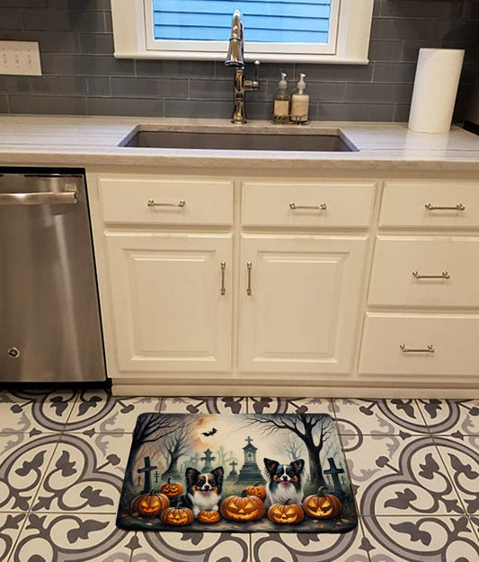 Papillon Spooky Halloween Memory Foam Kitchen Mat - Loft&Timber