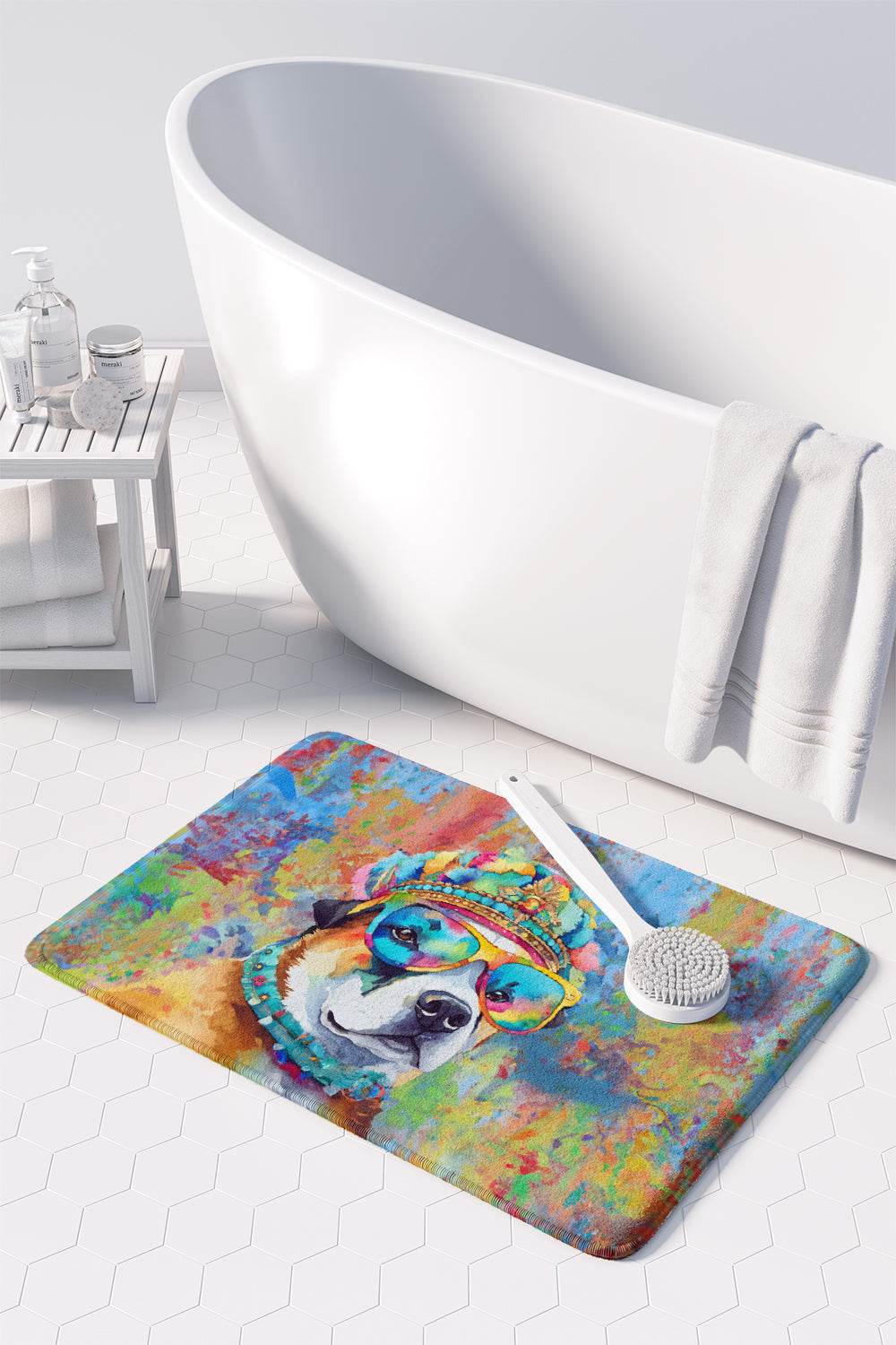 Akita Hippie Dawg Memory Foam Kitchen Mat - Loft&Timber