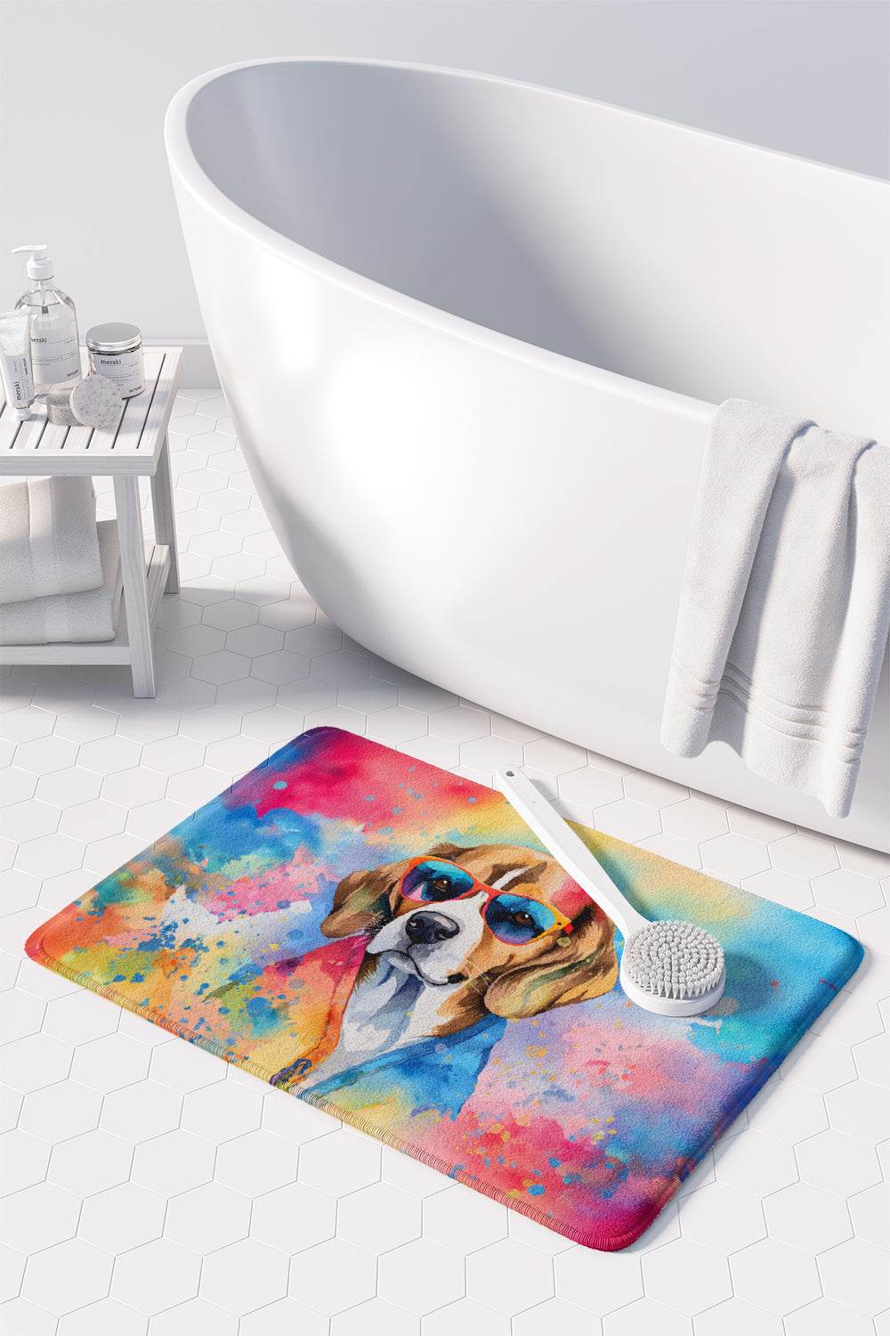 Beagle Hippie Dawg Memory Foam Kitchen Mat - Loft&Timber