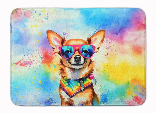 Chihuahua Hippie Dawg Memory Foam Kitchen Mat - Loft&Timber