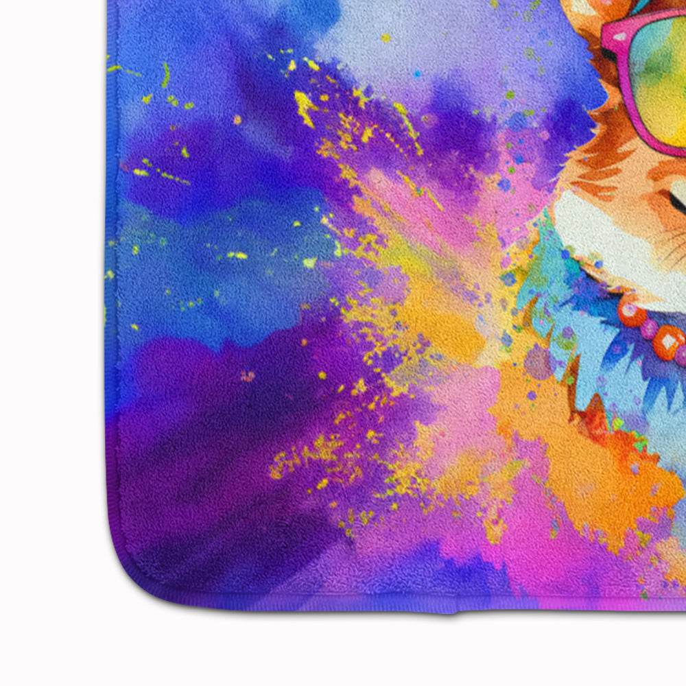 Corgi Hippie Dawg Memory Foam Kitchen Mat - Loft&Timber