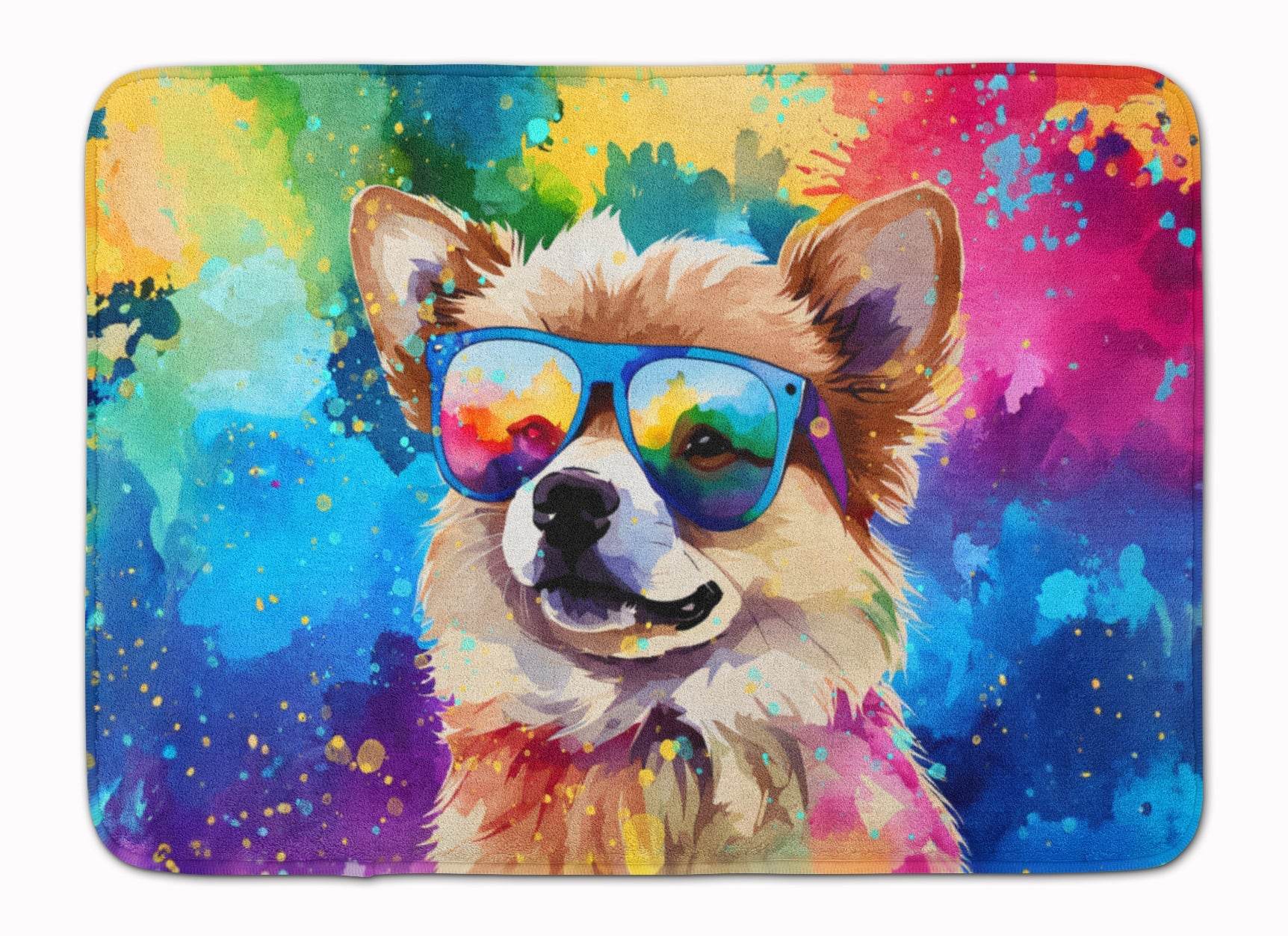 Pomeranian Hippie Dawg Memory Foam Kitchen Mat - Loft&Timber