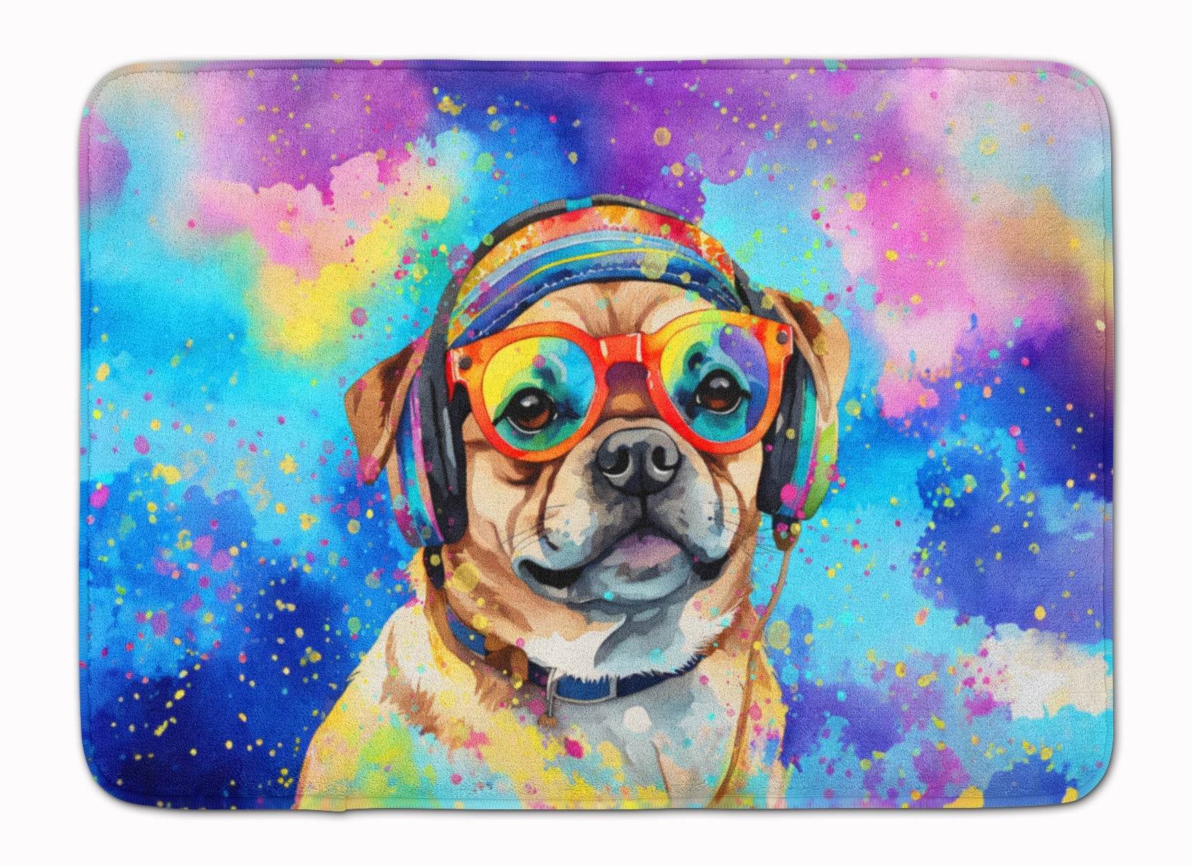 Pug Hippie Dawg Memory Foam Kitchen Mat - Loft&Timber