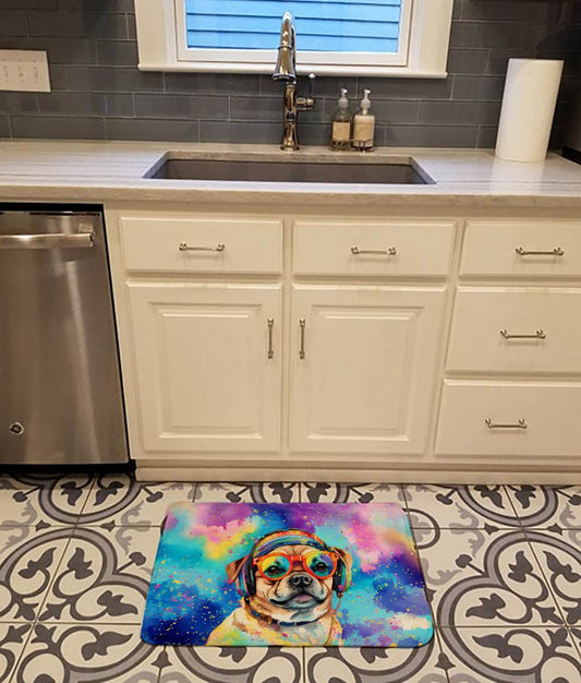 Pug Hippie Dawg Memory Foam Kitchen Mat - Loft&Timber