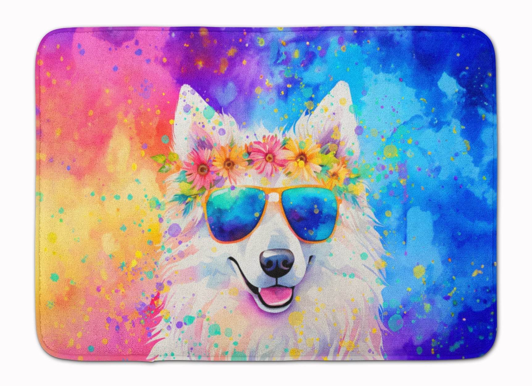 Samoyed Hippie Dawg Memory Foam Kitchen Mat - Loft&Timber