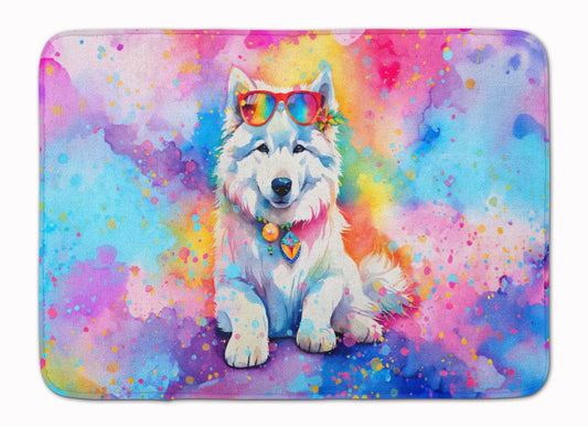 Samoyed Hippie Dawg Memory Foam Kitchen Mat - Loft&Timber