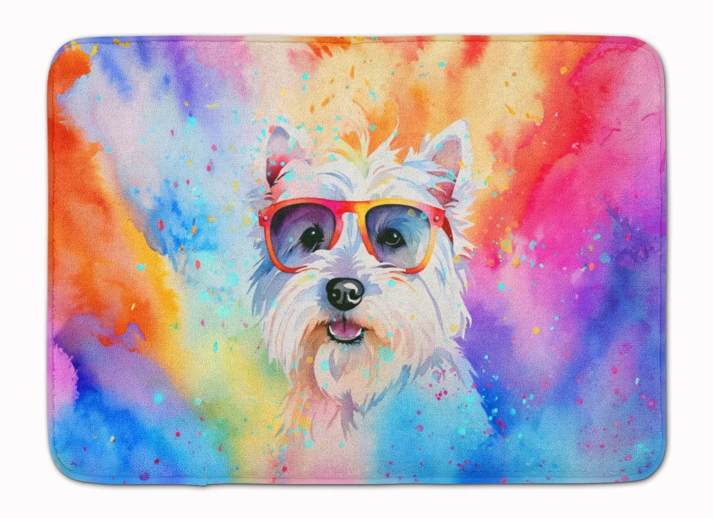 Westie Hippie Dawg Memory Foam Kitchen Mat - Loft&Timber