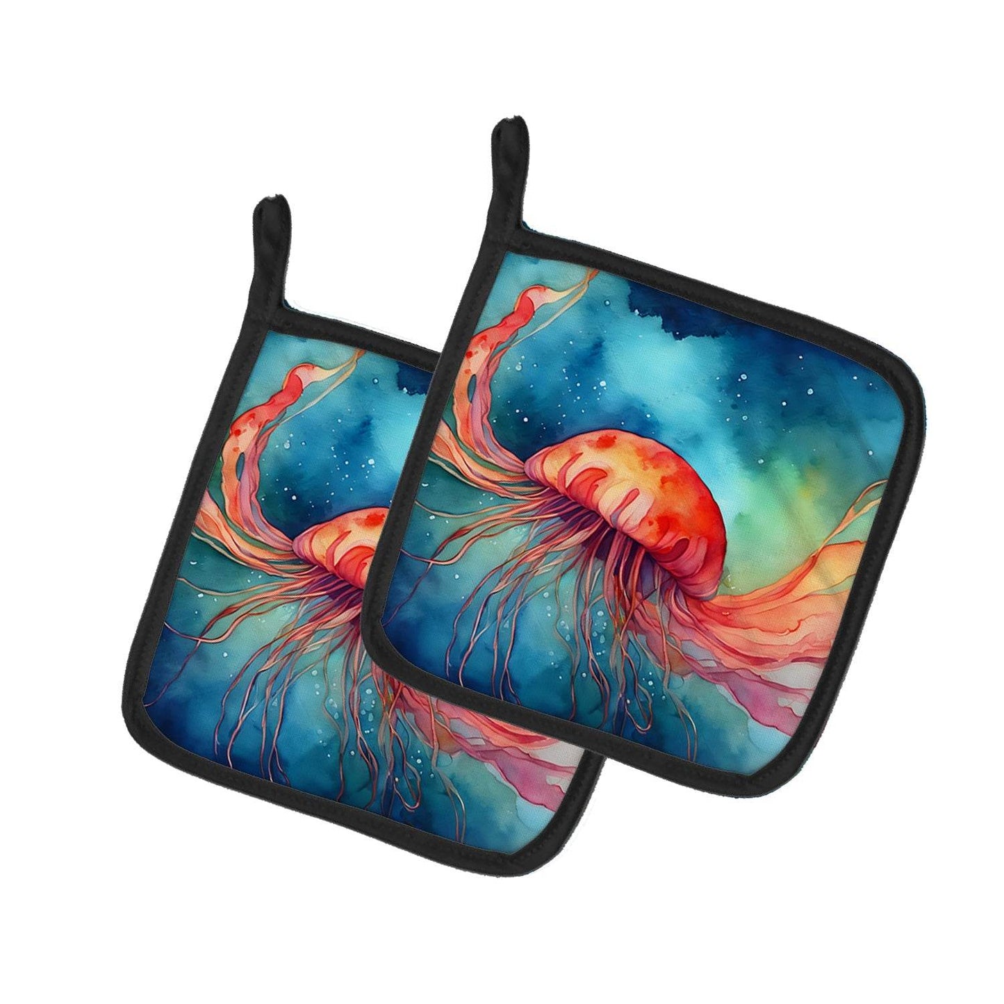 Jellyfish Pair of Pot Holders - Loft&Timber