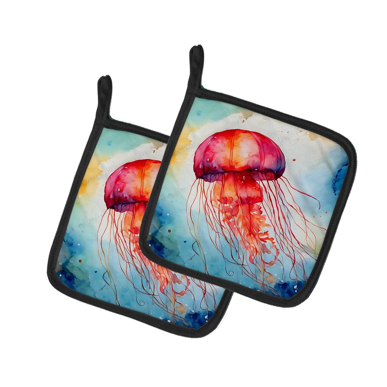 Jellyfish Pair of Pot Holders - Loft&Timber