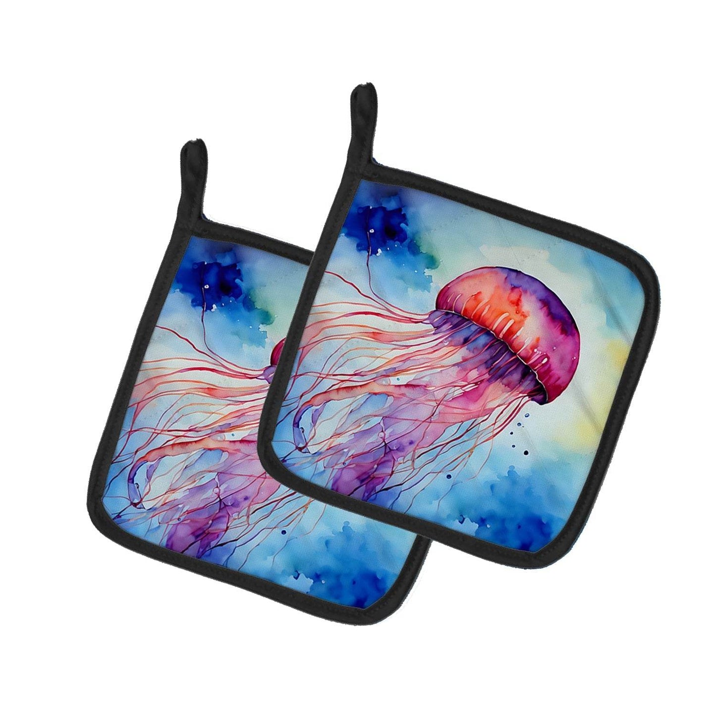 Jellyfish Pair of Pot Holders - Loft&Timber