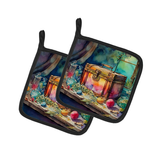 Treasure Chest Pair of Pot Holders - Loft&Timber