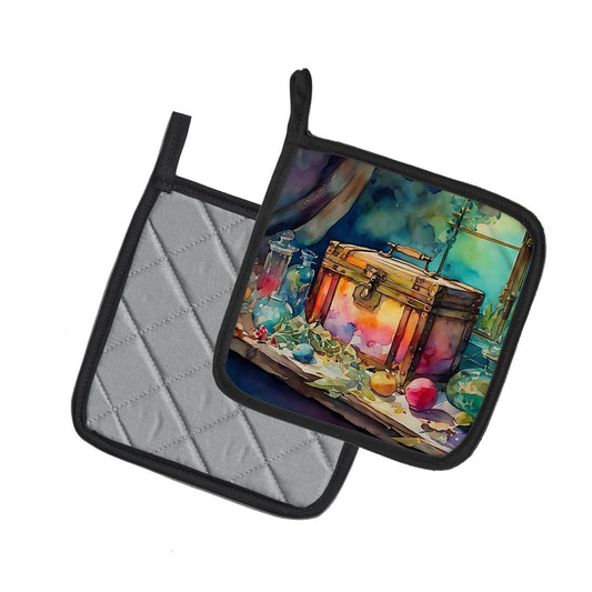 Treasure Chest Pair of Pot Holders - Loft&Timber