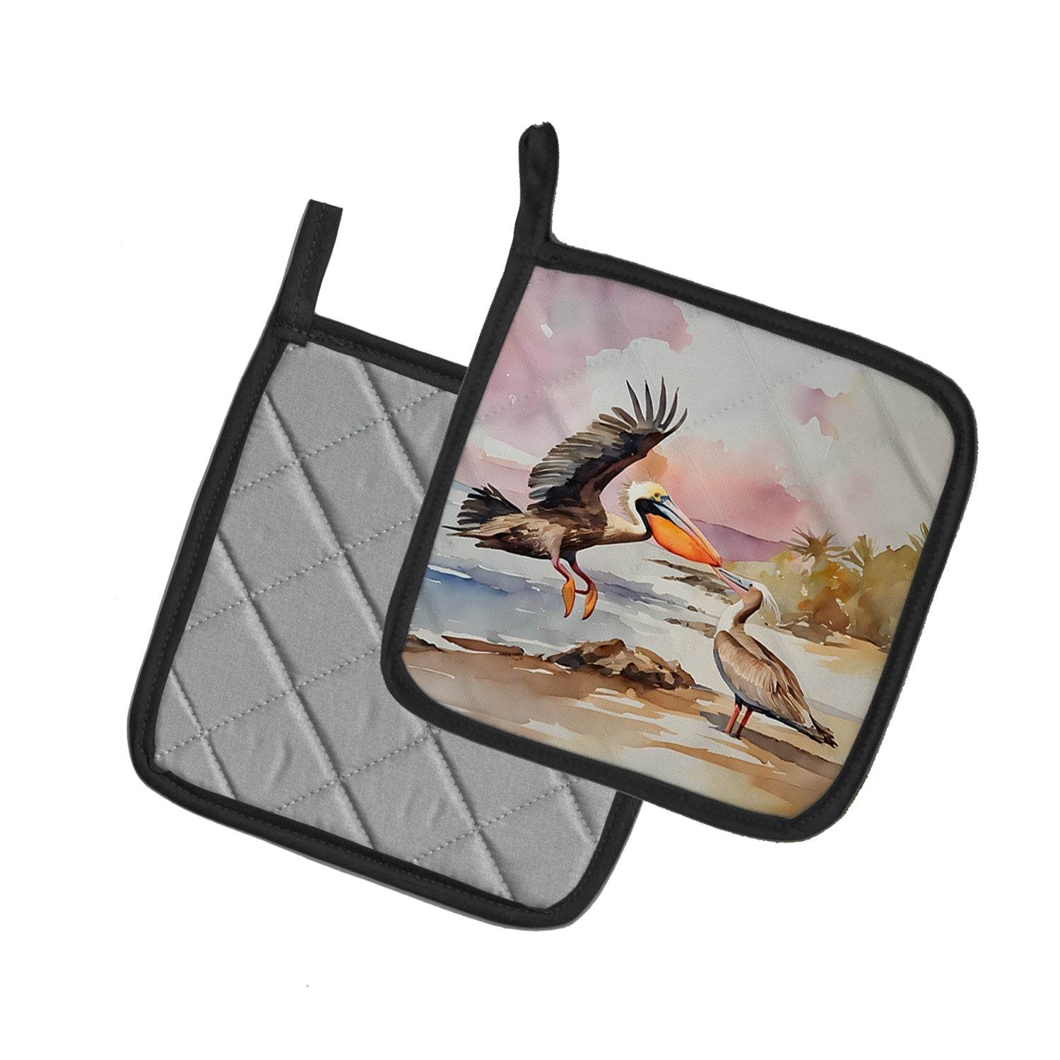 Pelican Pair of Pot Holders - Loft&Timber