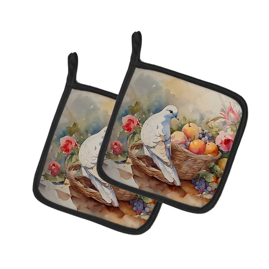 Dove Pair of Pot Holders - Loft&Timber