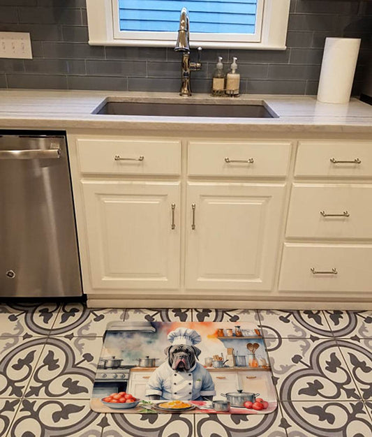 Neapolitan Mastiff The Chef Memory Foam Kitchen Mat - Loft&Timber