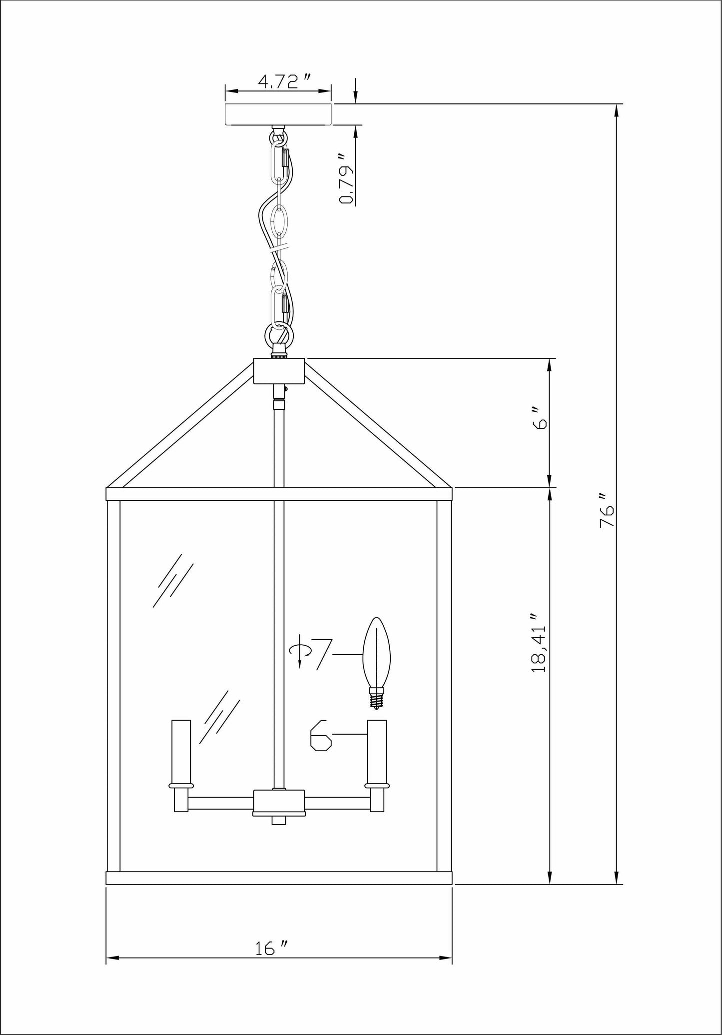 Drolshagen Black Chandelier-1