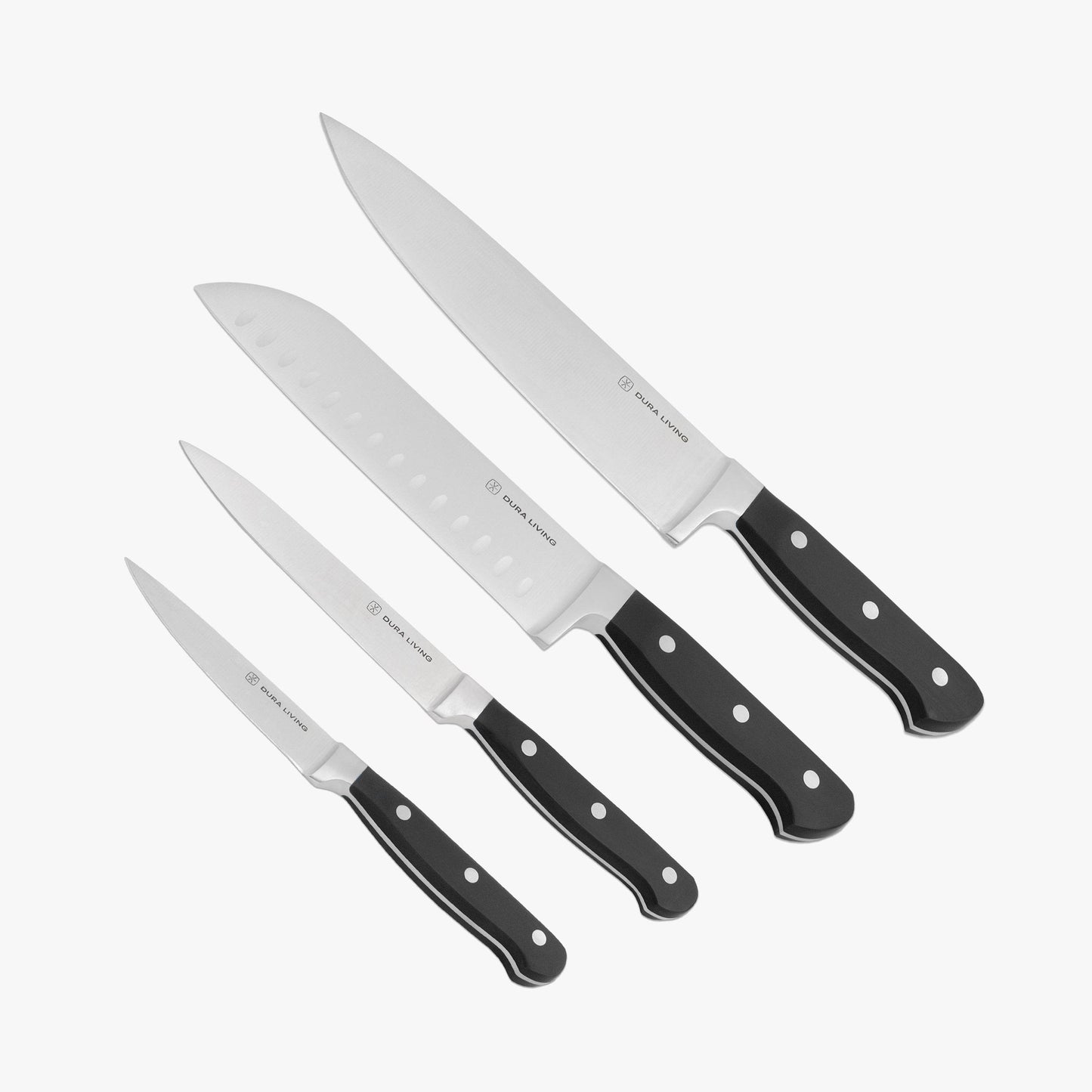 Superior 4 Piece Kitchen Knife set - Black - Loft&Timber