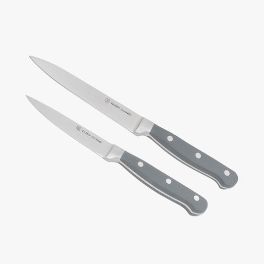 Superior 2-Piece Kitchen Knife Set - Gray - Loft&Timber