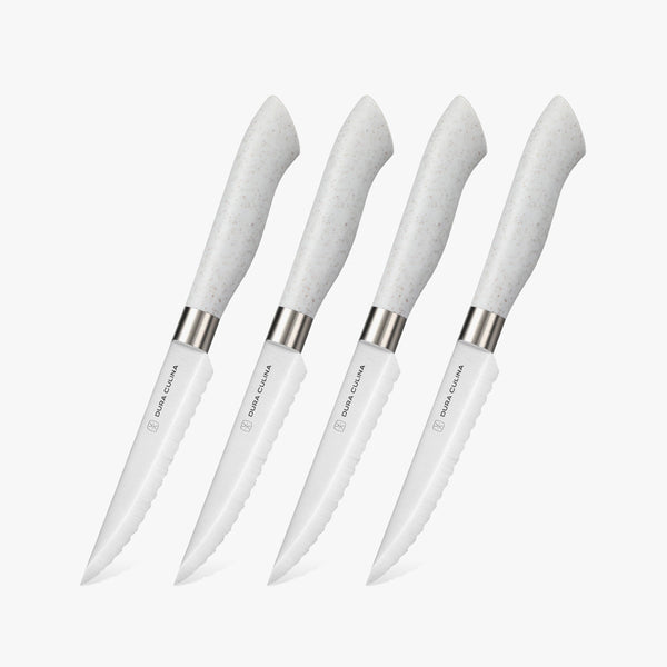 EcoCut 4 Piece Steak Knife Set, Grey-0