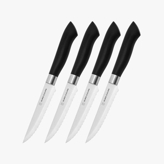 4 Piece Micro Serrated Kitchen Steak Knife Set - Loft&Timber