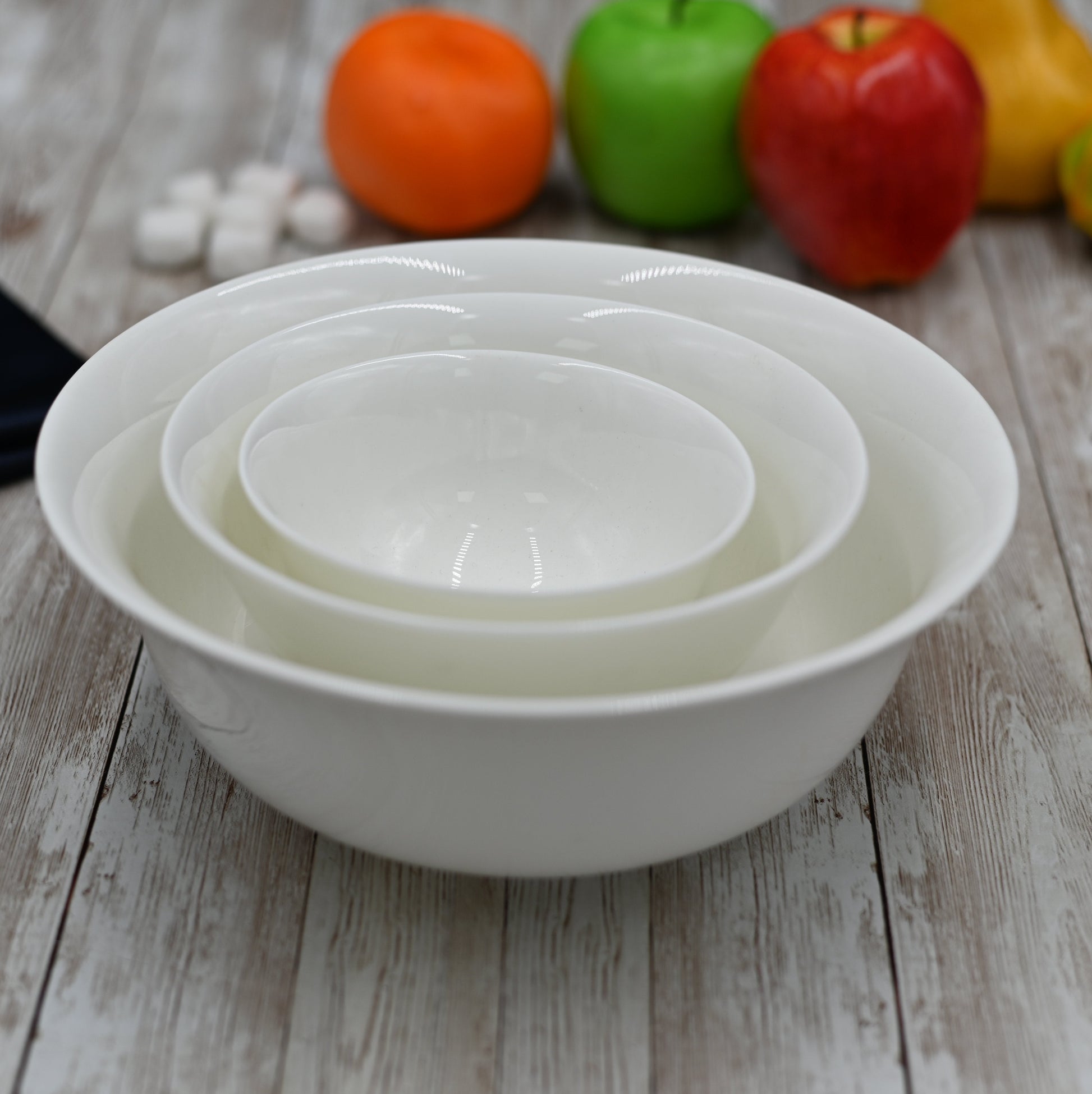 Small White Bowl 6" inch | 15.5 Cm 20 Oz | 600 Ml - Loft&Timber
