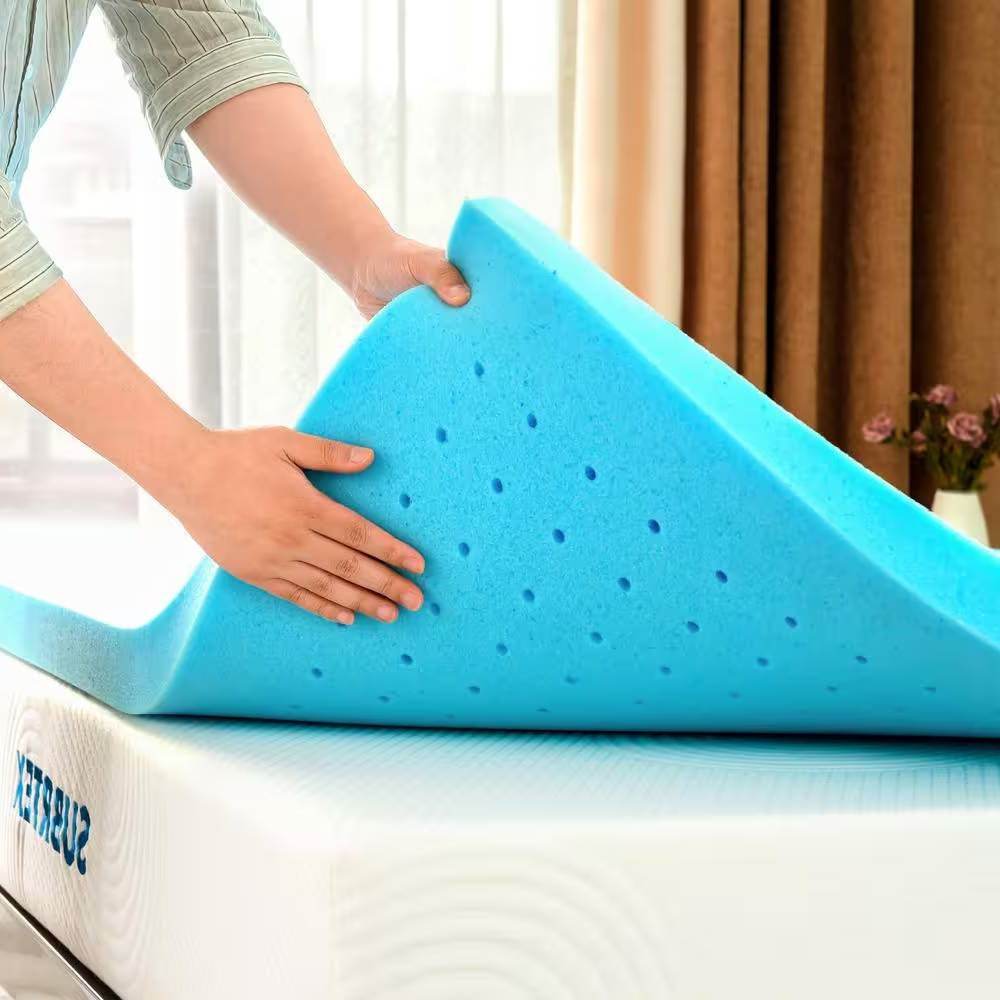 Full size 3-inch Thick High Density Memory Foam Mattress Topper - Loft&Timber