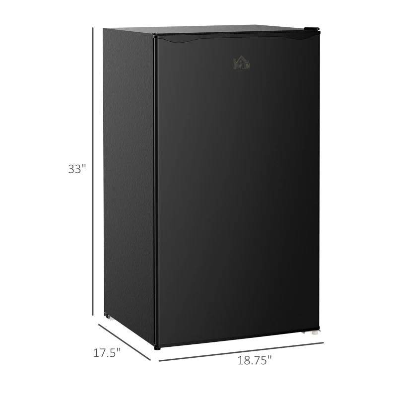 Compact Refrigerator Mini Fridge/Freezer 3.2 Cu.Ft, Black - Loft&Timber