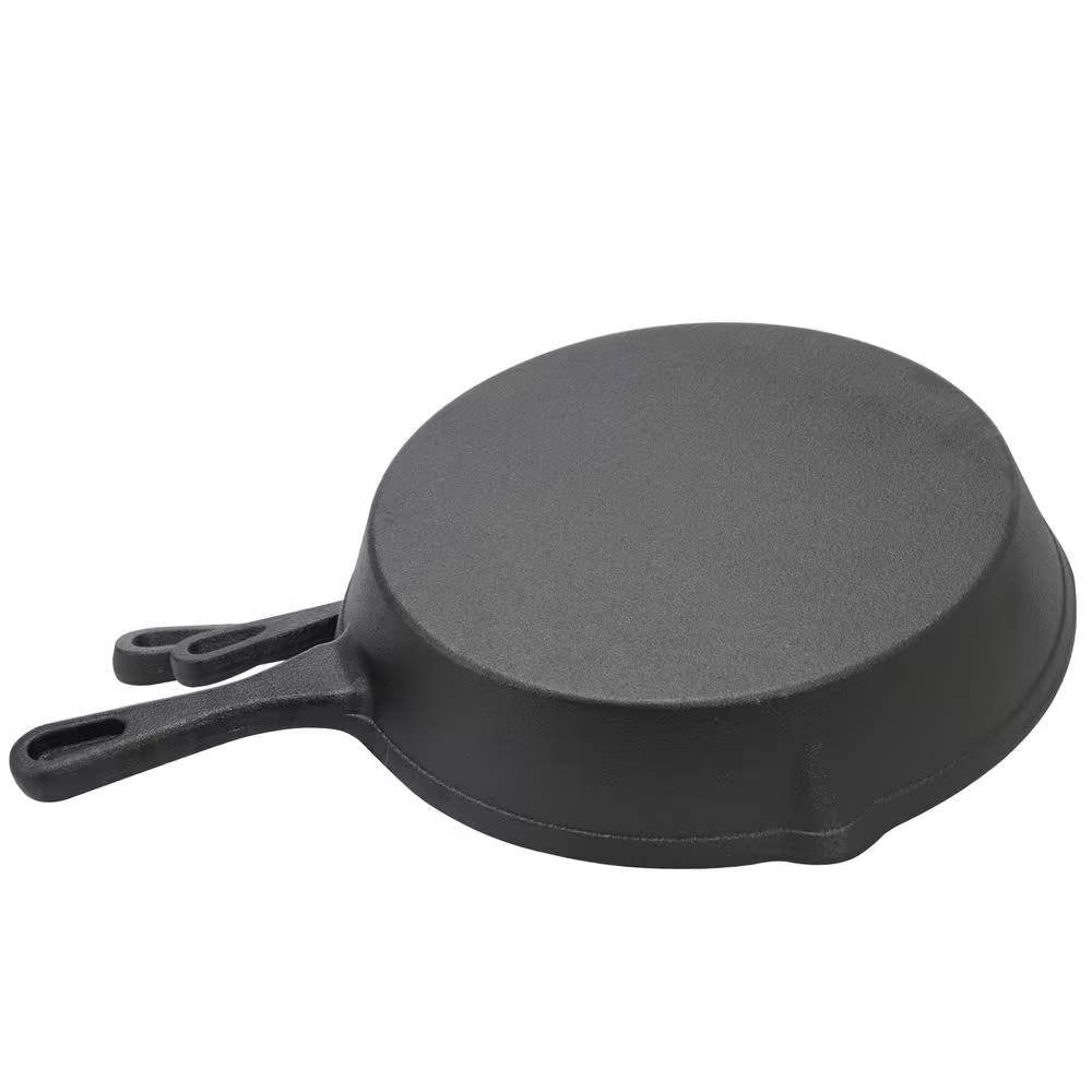 3-Piece Cast Iron Cookware Set with 8-inch 6-inch and 10-inch Skillet Frying Pan - Loft&Timber