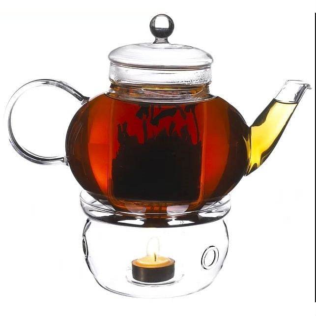 Borosilicate Glass 1.32 Quart Teapot with Removable Infuser - Loft&Timber