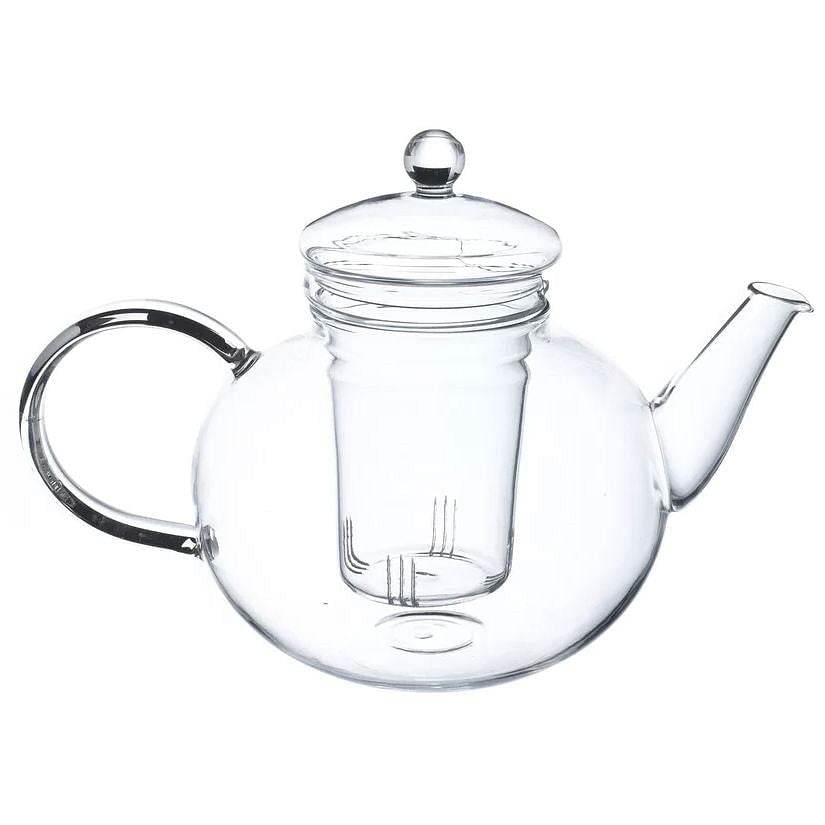 Borosilicate Glass 1.32 Quart Teapot with Removable Infuser - Loft&Timber