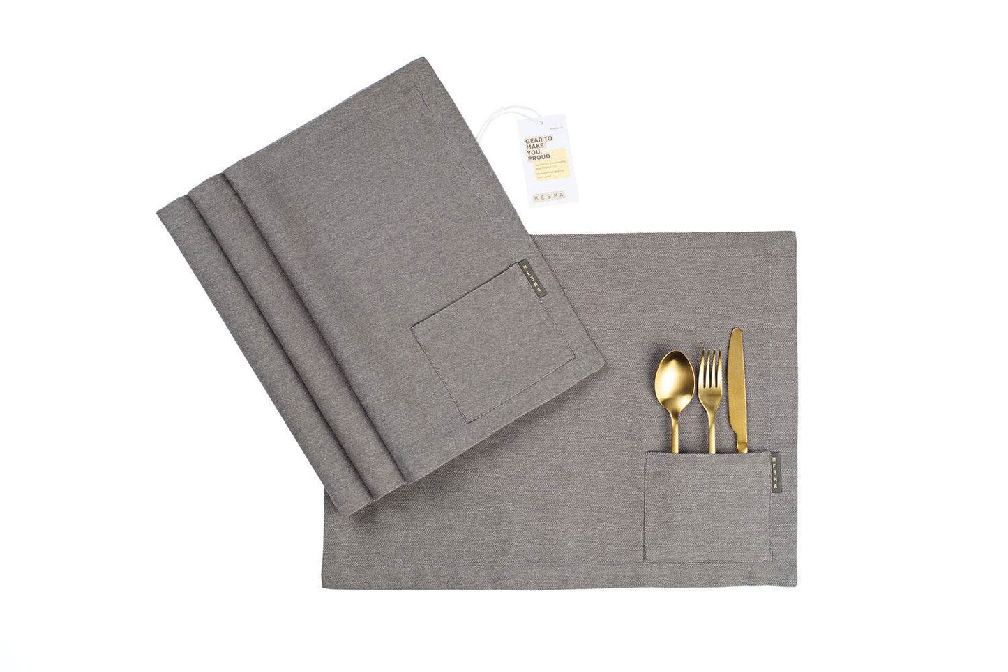 Cotton Cloth Placemats, Set of 4 - Loft&Timber