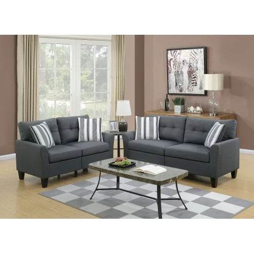 FCJ Contemporary Loveseat Set - Loft&Timber