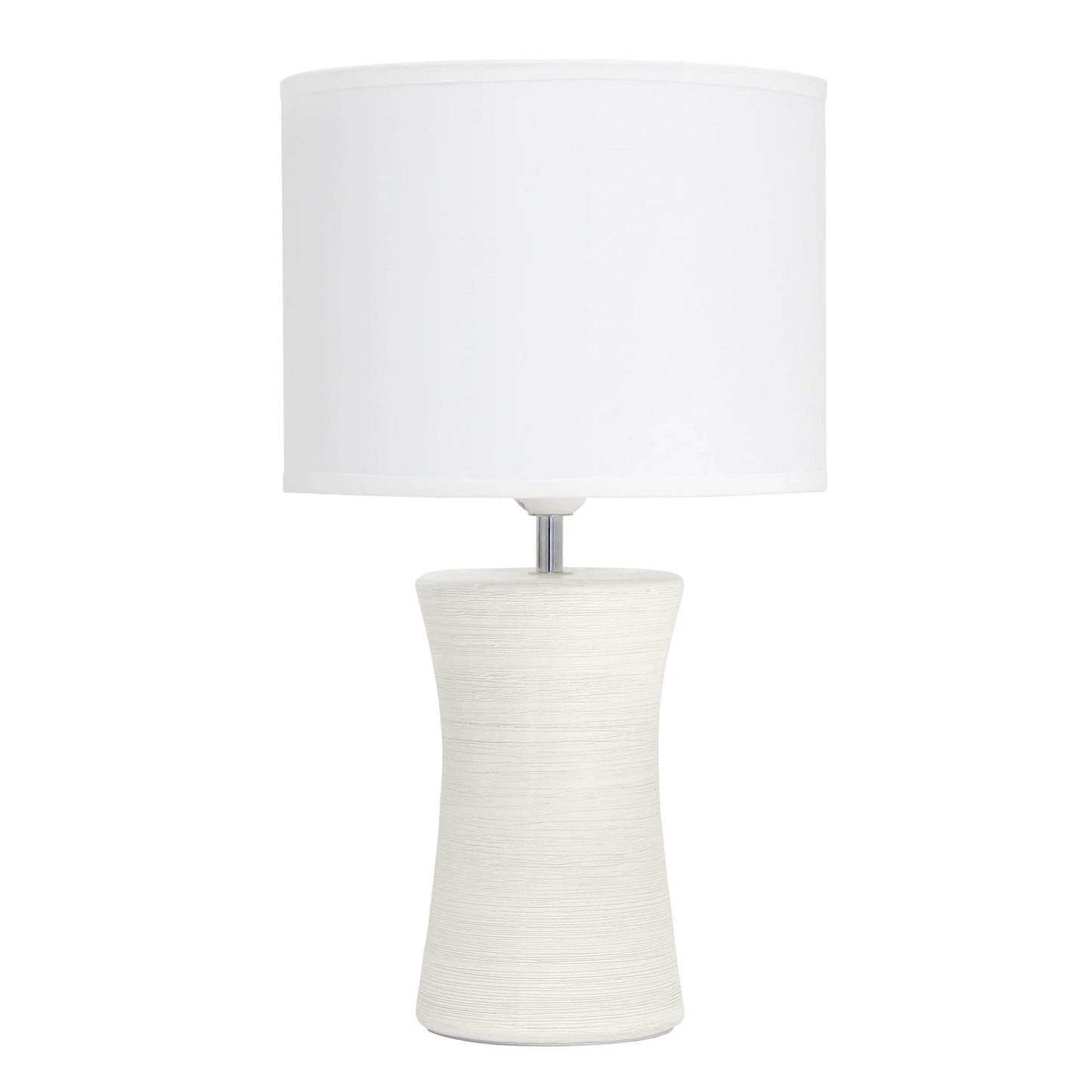 TD Simple Designs Ceramic Hourglass Table Lamps - Loft&Timber
