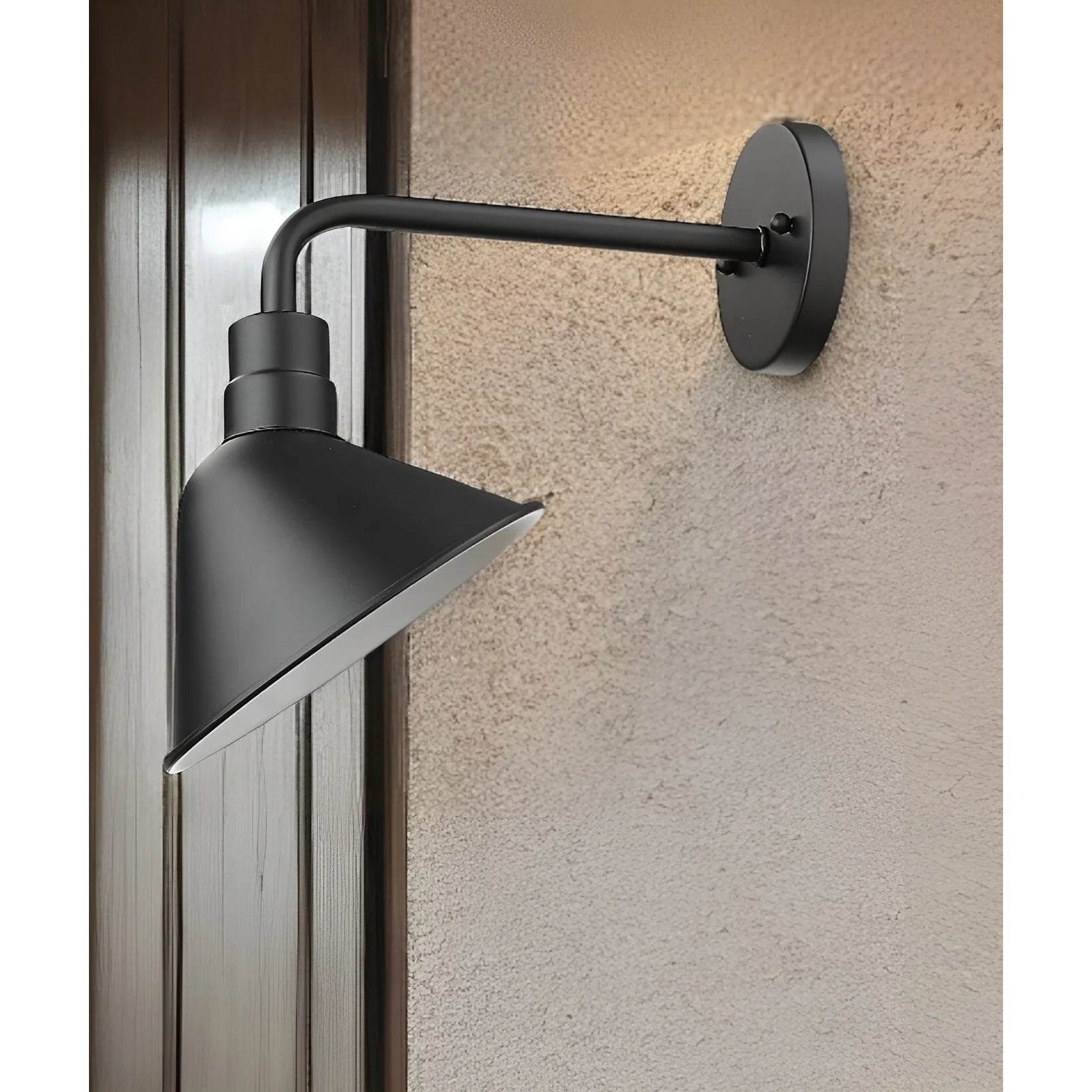 HMS Modern LED Wall Light Wide Shade - Loft&Timber