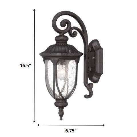 HMS Warm White Black Cast Aluminum Glass Lantern - Loft&Timber
