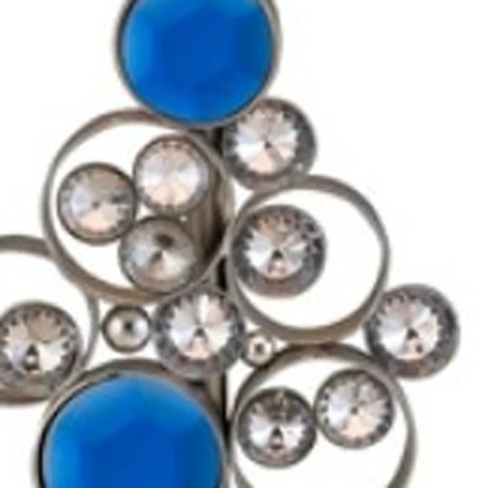 HMS 21" Silver Bedside Table Lamps with White Shade - Loft&Timber