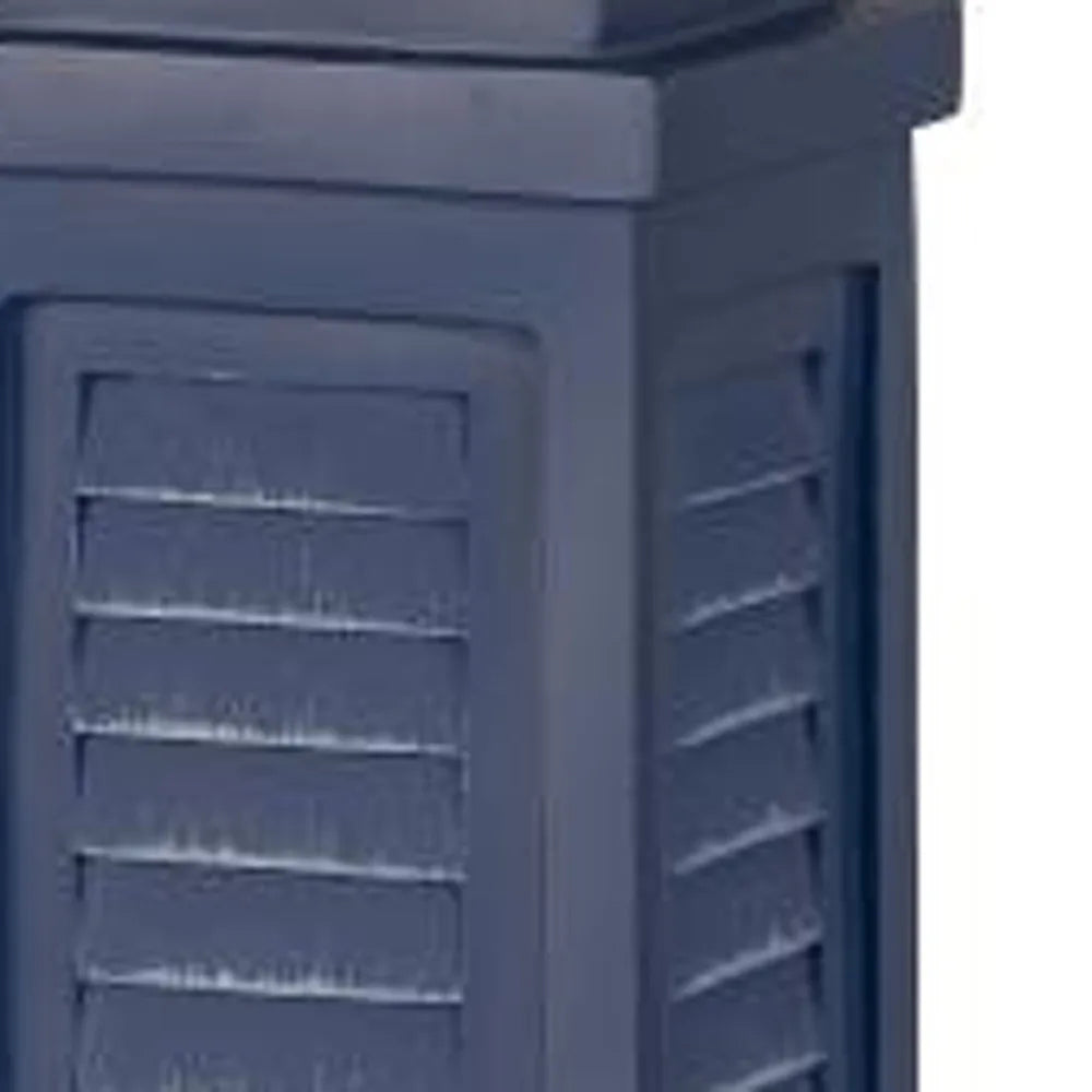 HMS Set Two 32" Blue Table Lamps White Dome Shade - Loft&Timber