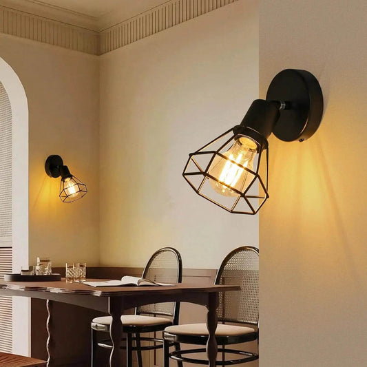 Vintage Night Light Fixture E26 Base Wall Lamps - Loft&Timber