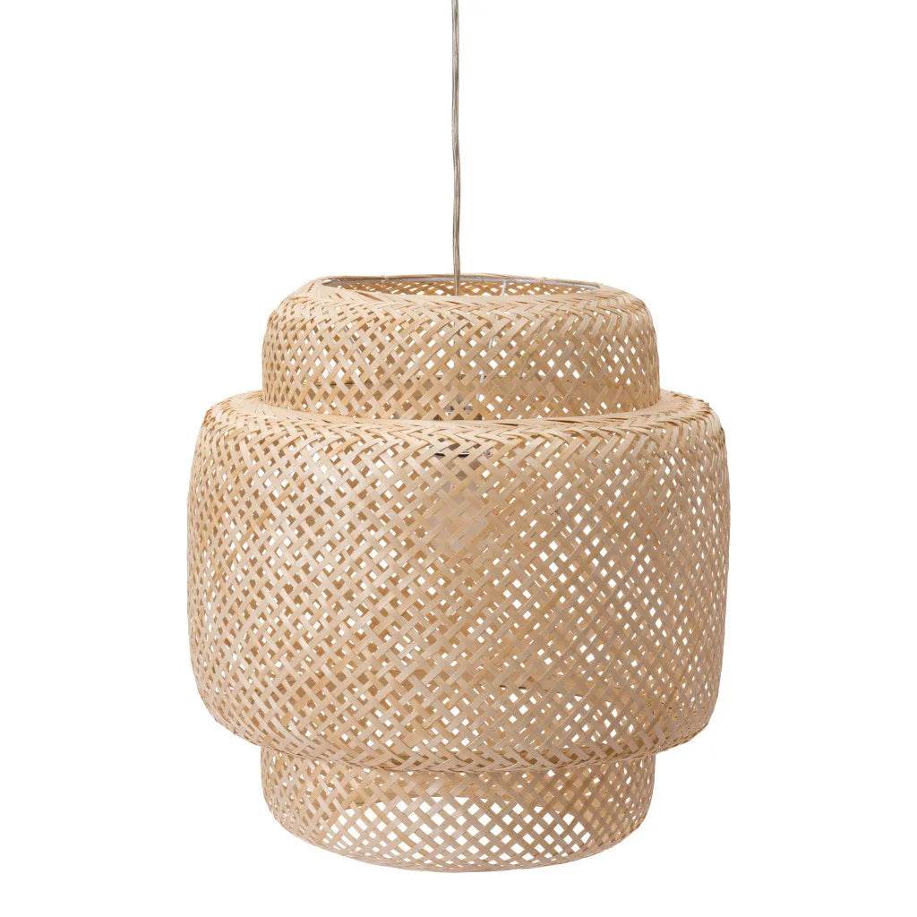 HMS Natural Boho Weave LED Ceiling Lamp - Loft&Timber