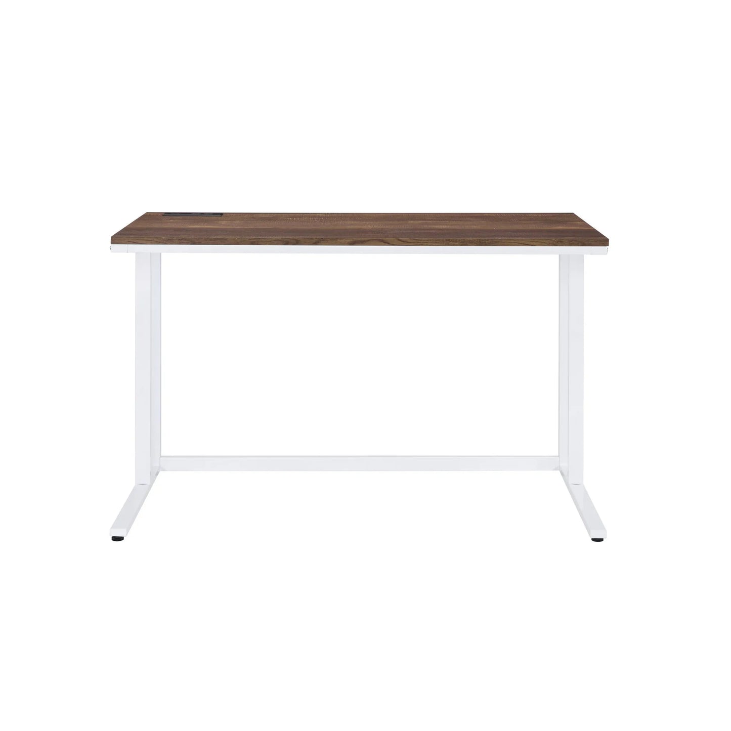 HMS 47" Brown and White Computer Desk - Loft&Timber