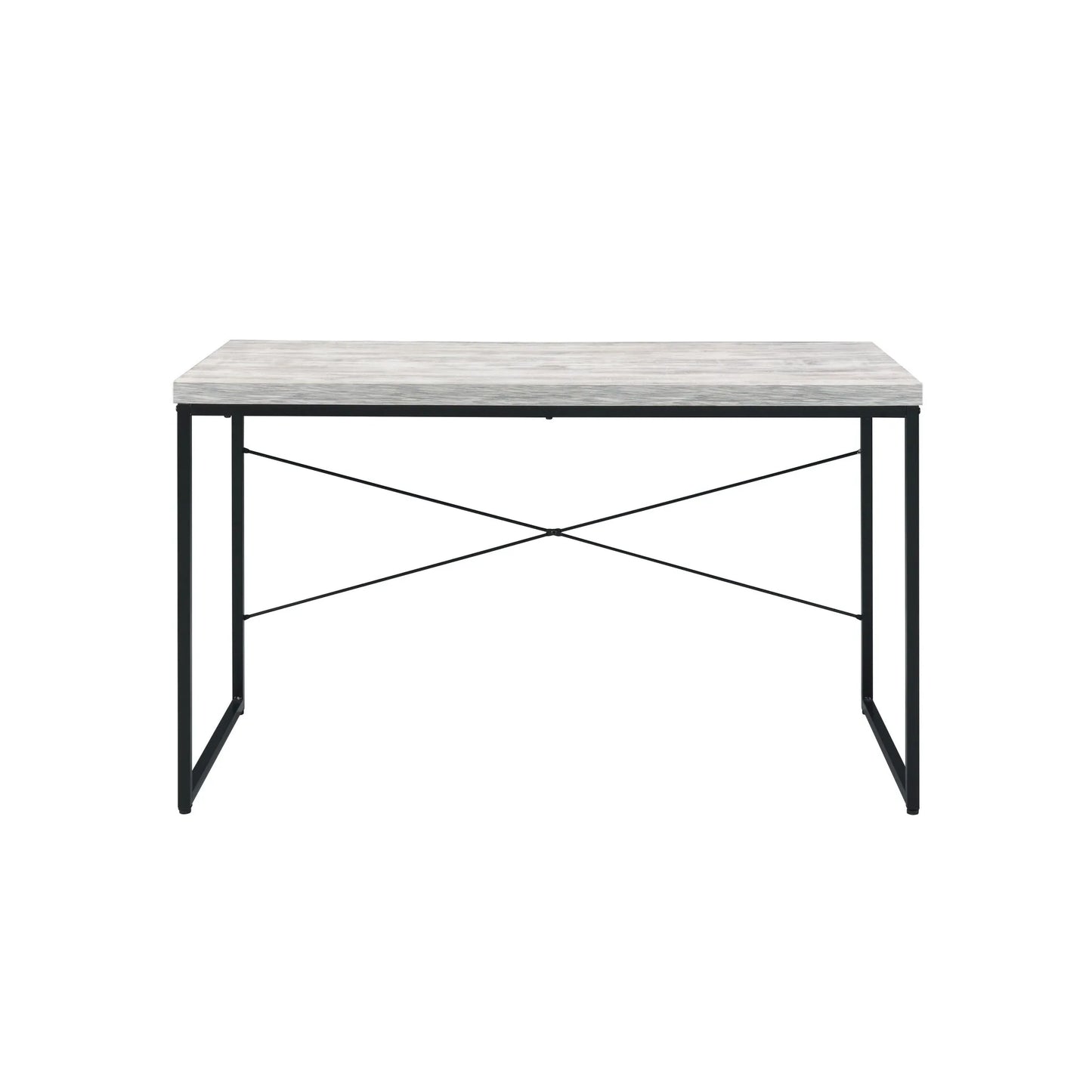 HMS 47" Antiqued White Computer Desk - Loft&Timber