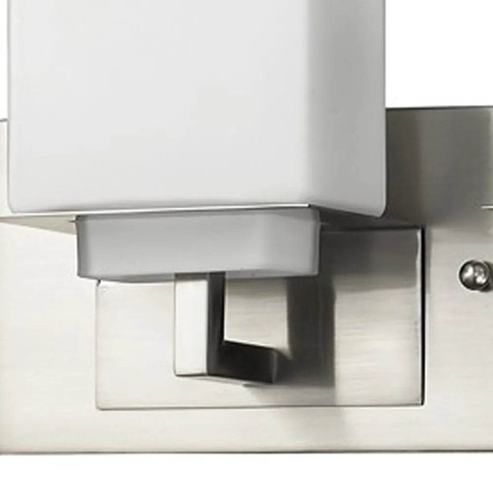 HMS Rampart 3-Light Modern Vanity Light LED with Etched Glass Shades - Loft&Timber