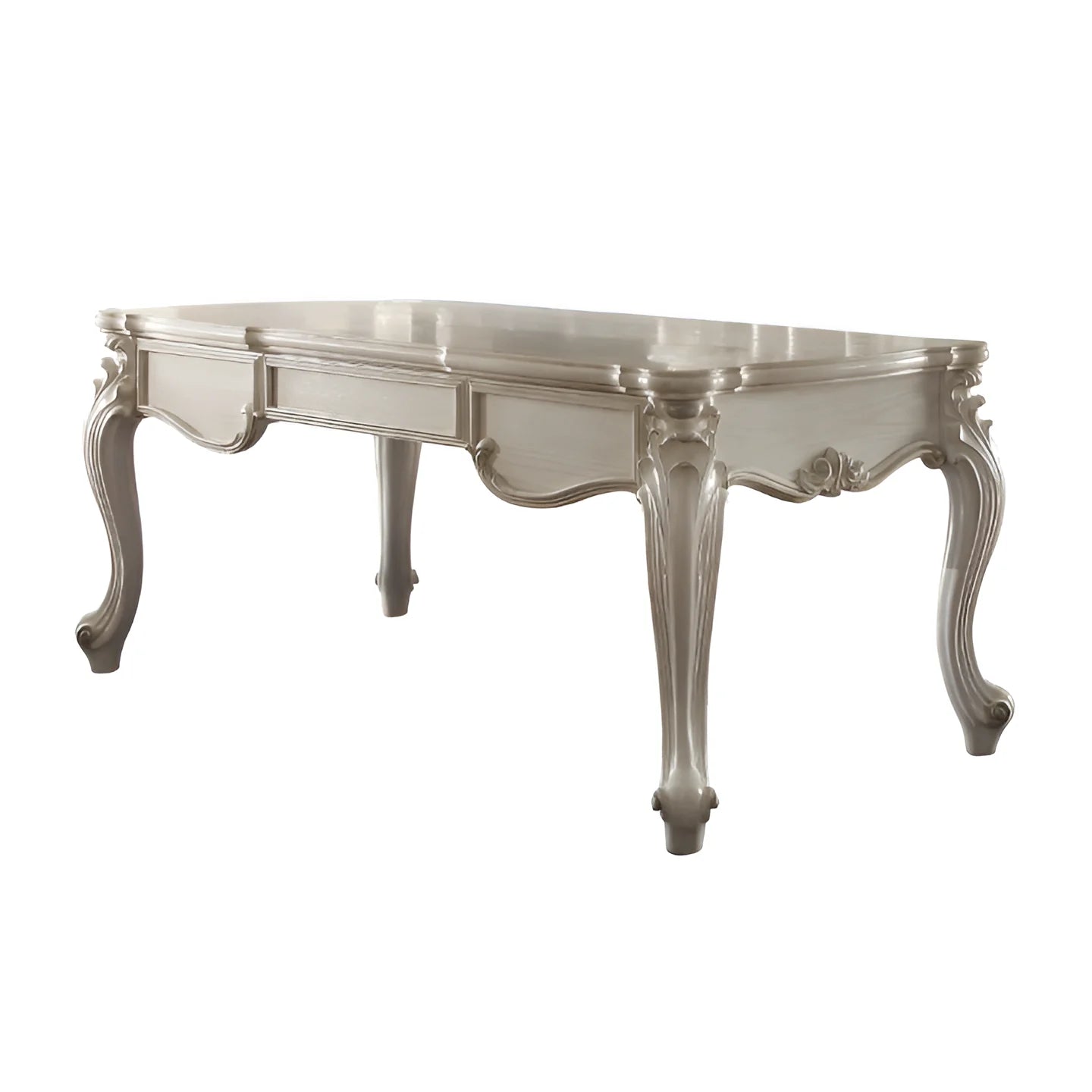 HMS 72" Luxury Modern White Melamine Wood Executive Desk - Loft&Timber