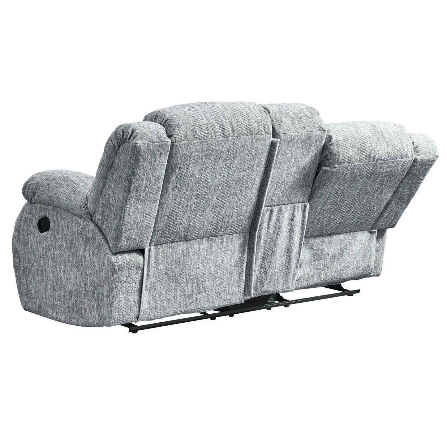 HMS 77" Light Gray Manual Reclining Loveseat - Loft&Timber