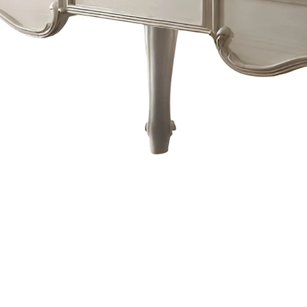 HMS 72" Luxury Modern White Melamine Wood Executive Desk - Loft&Timber